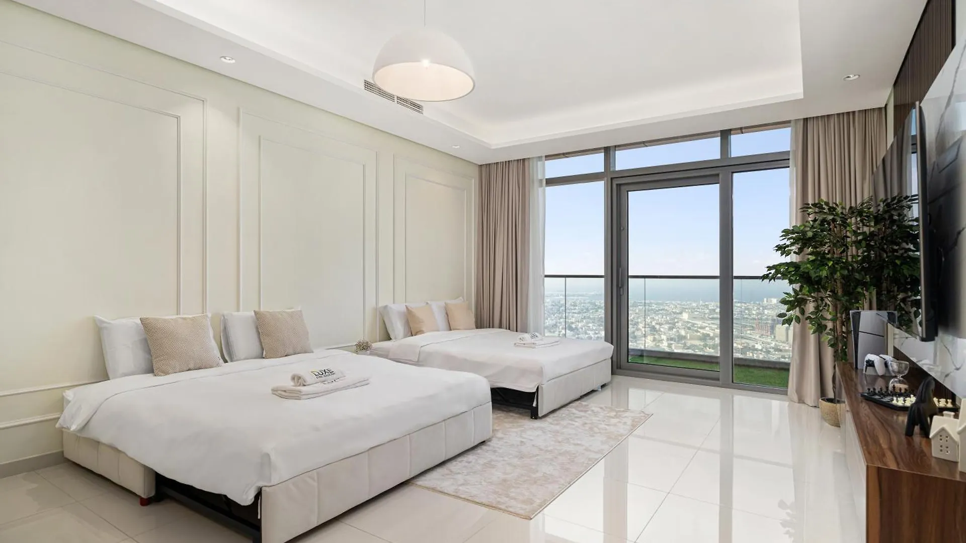 Apartment Burj Khalifa Infinity Pool 2Br Sea & City View Dubai