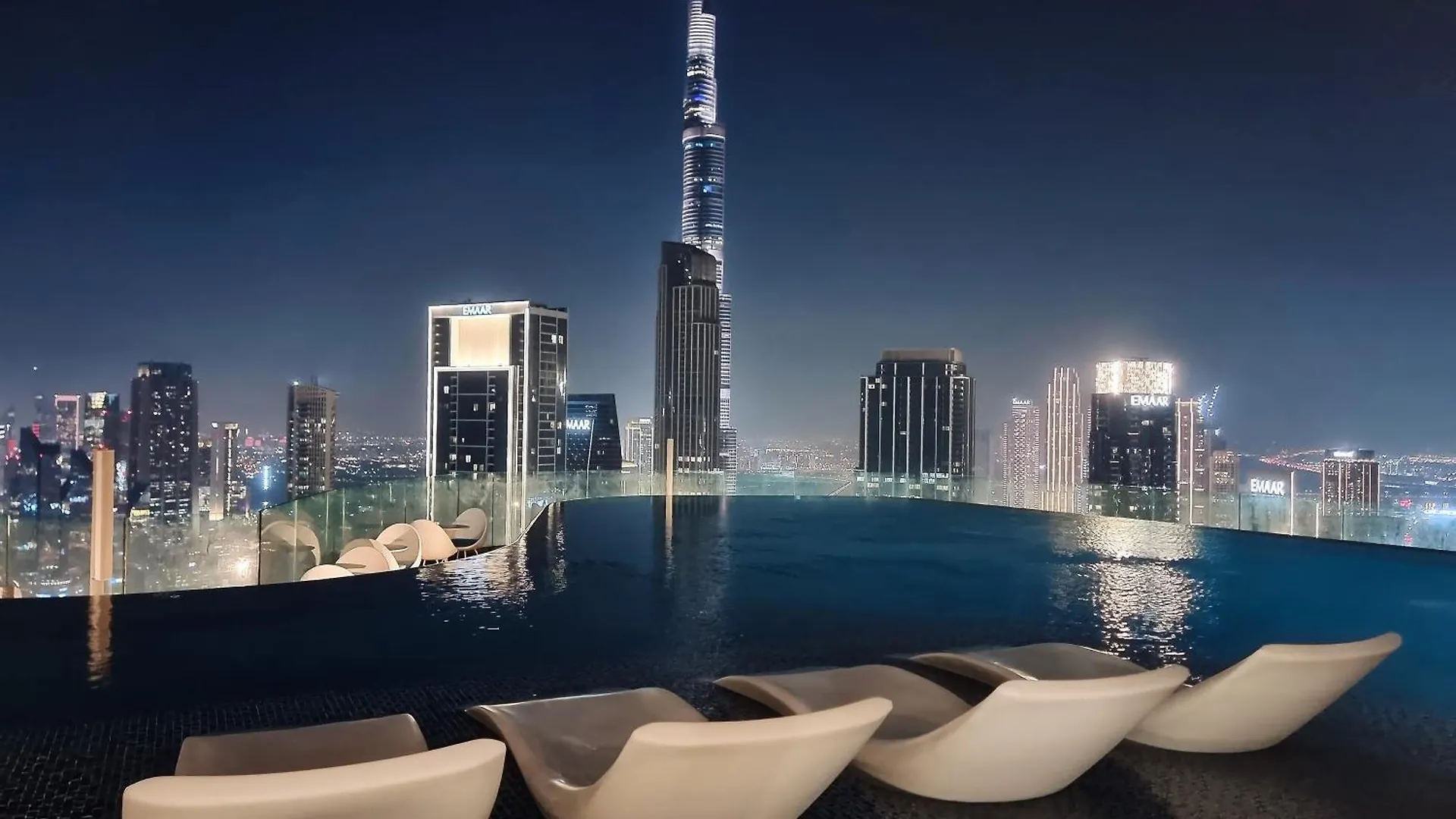 Burj Khalifa Infinity Pool 2Br Sea & City View Dubai